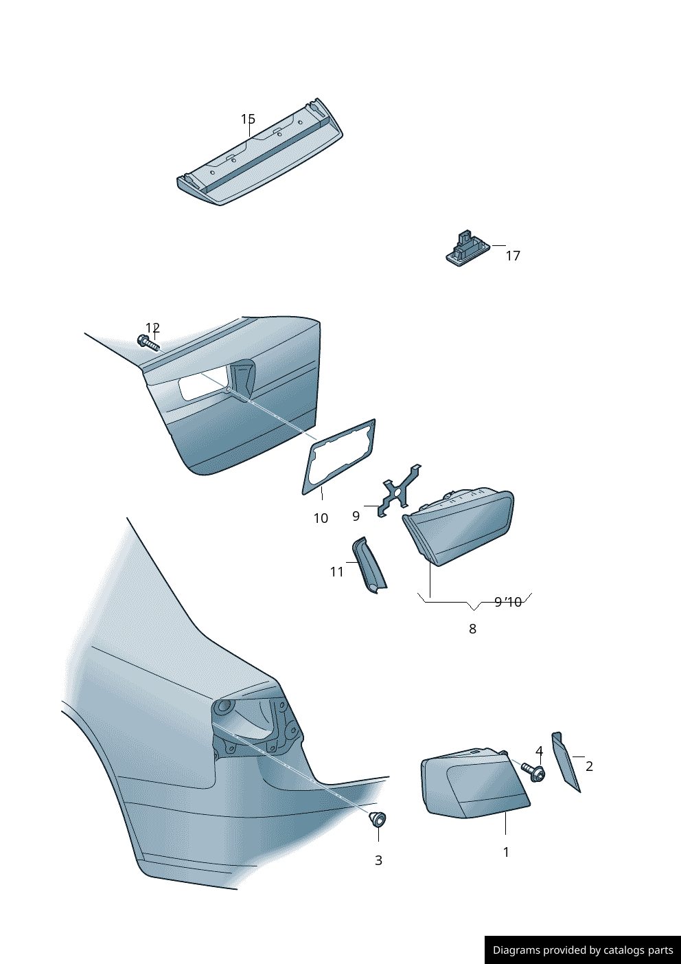 Car part diagram