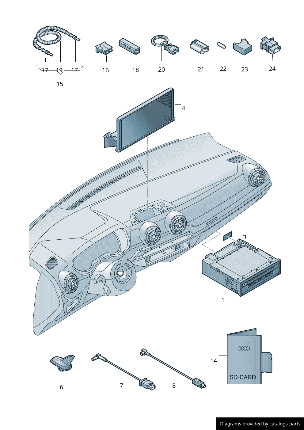 Car part diagram