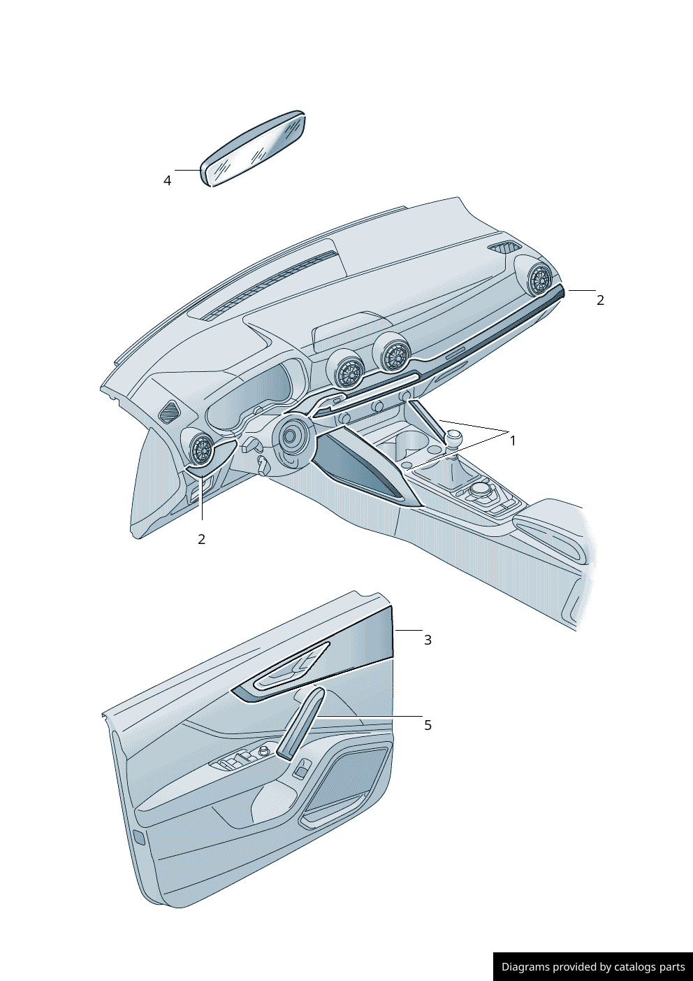 Car part diagram