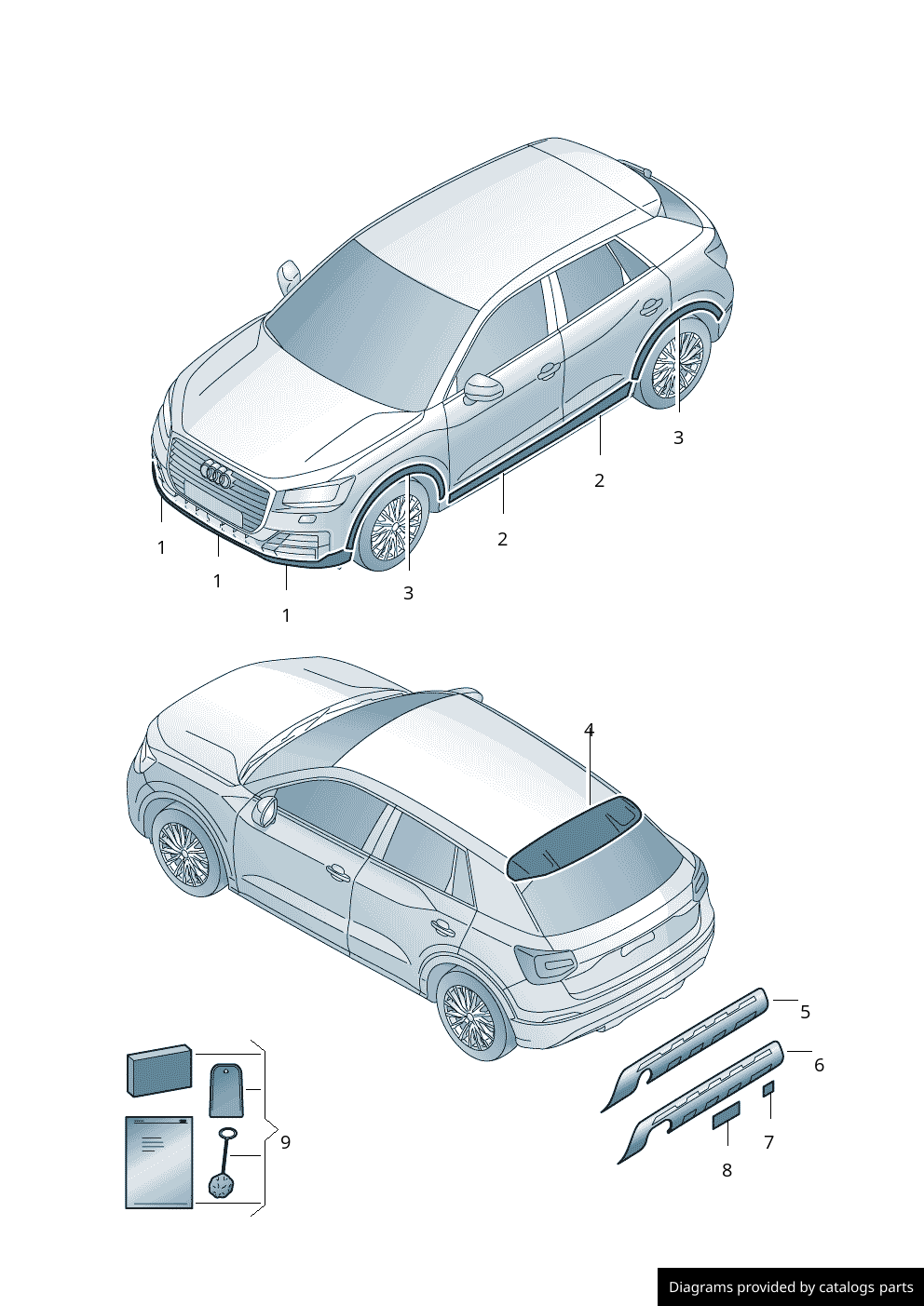Car part diagram