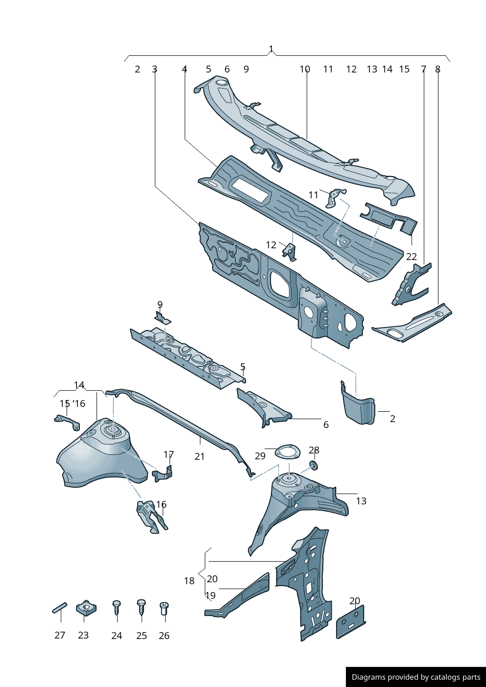Car part diagram