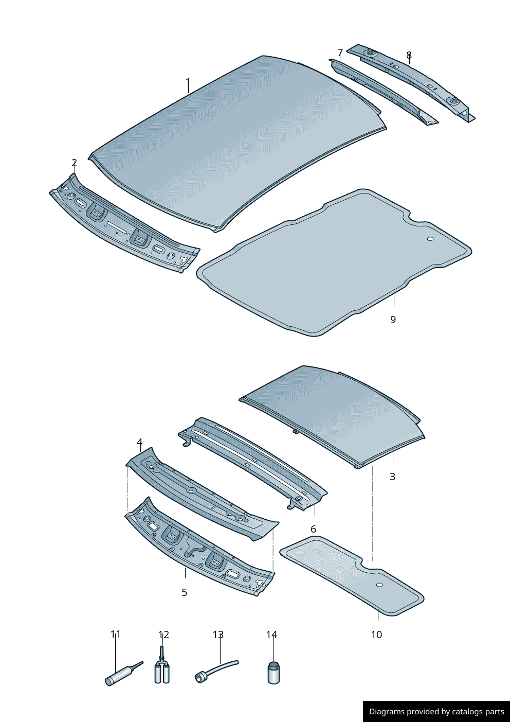 Car part diagram