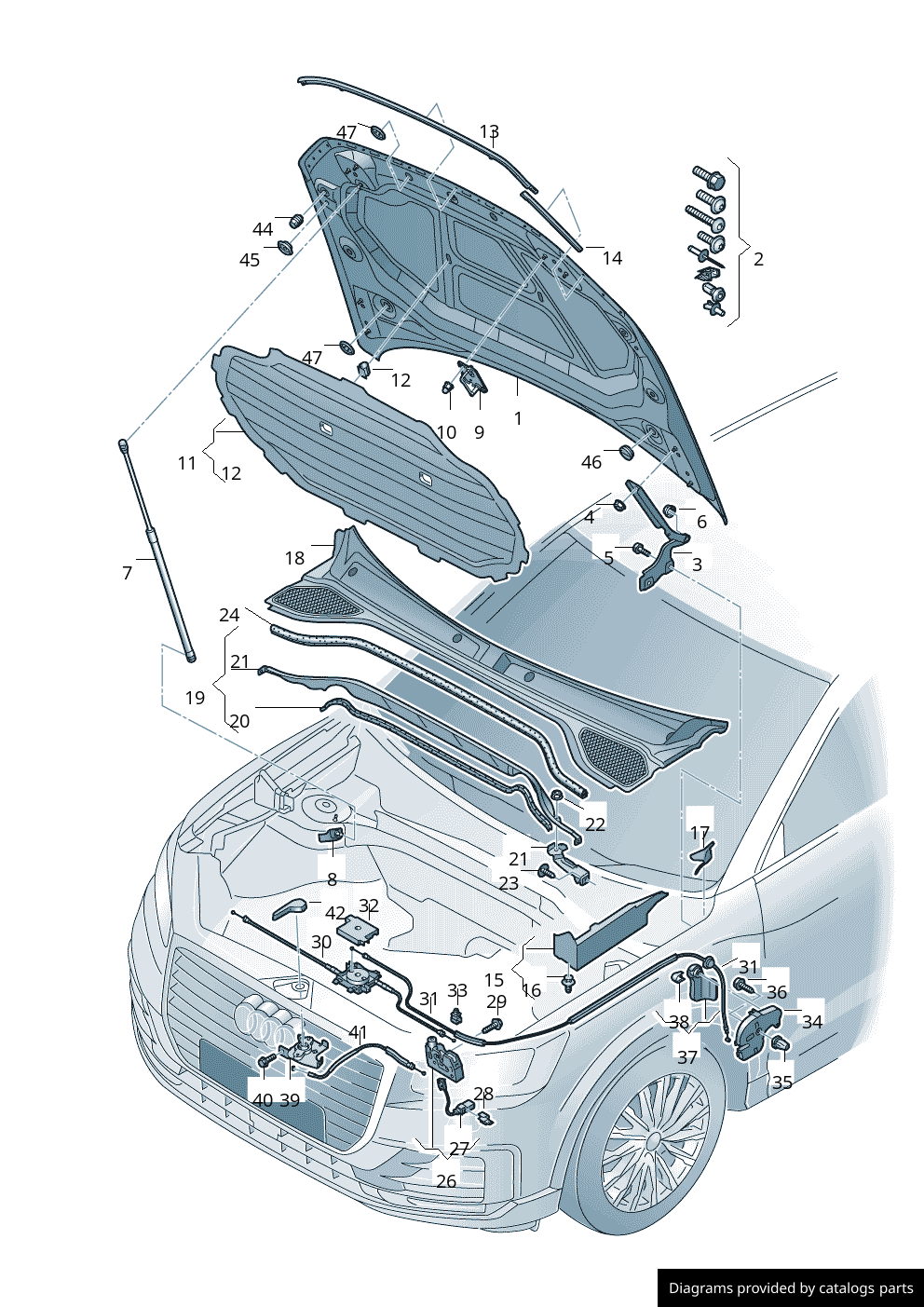 Car part diagram