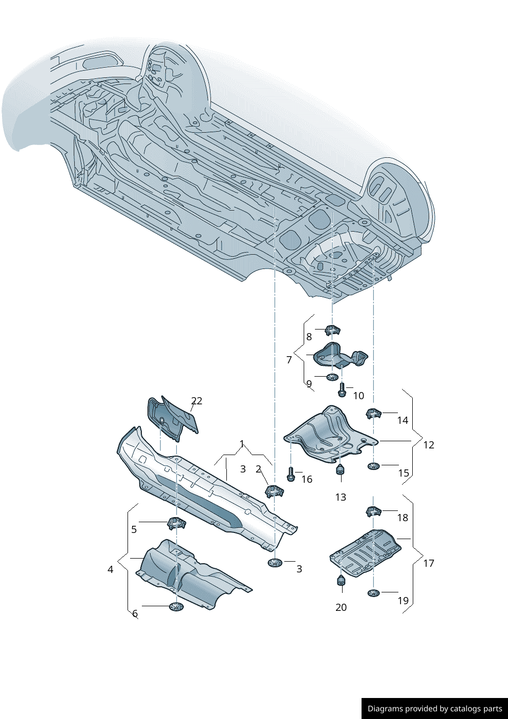 Car part diagram