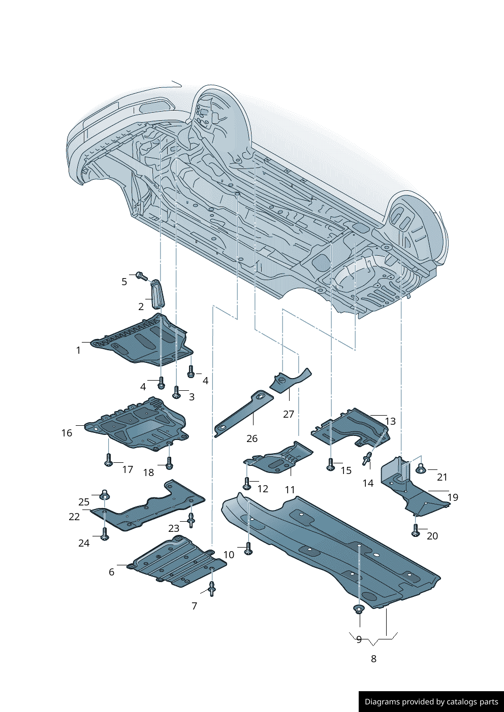 Car part diagram