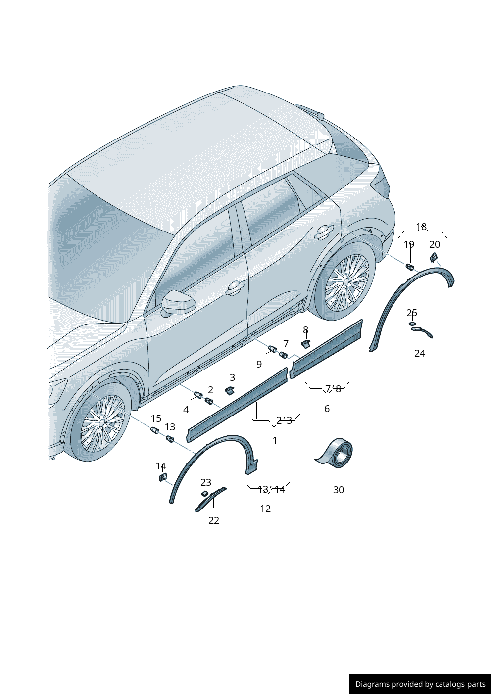 Car part diagram