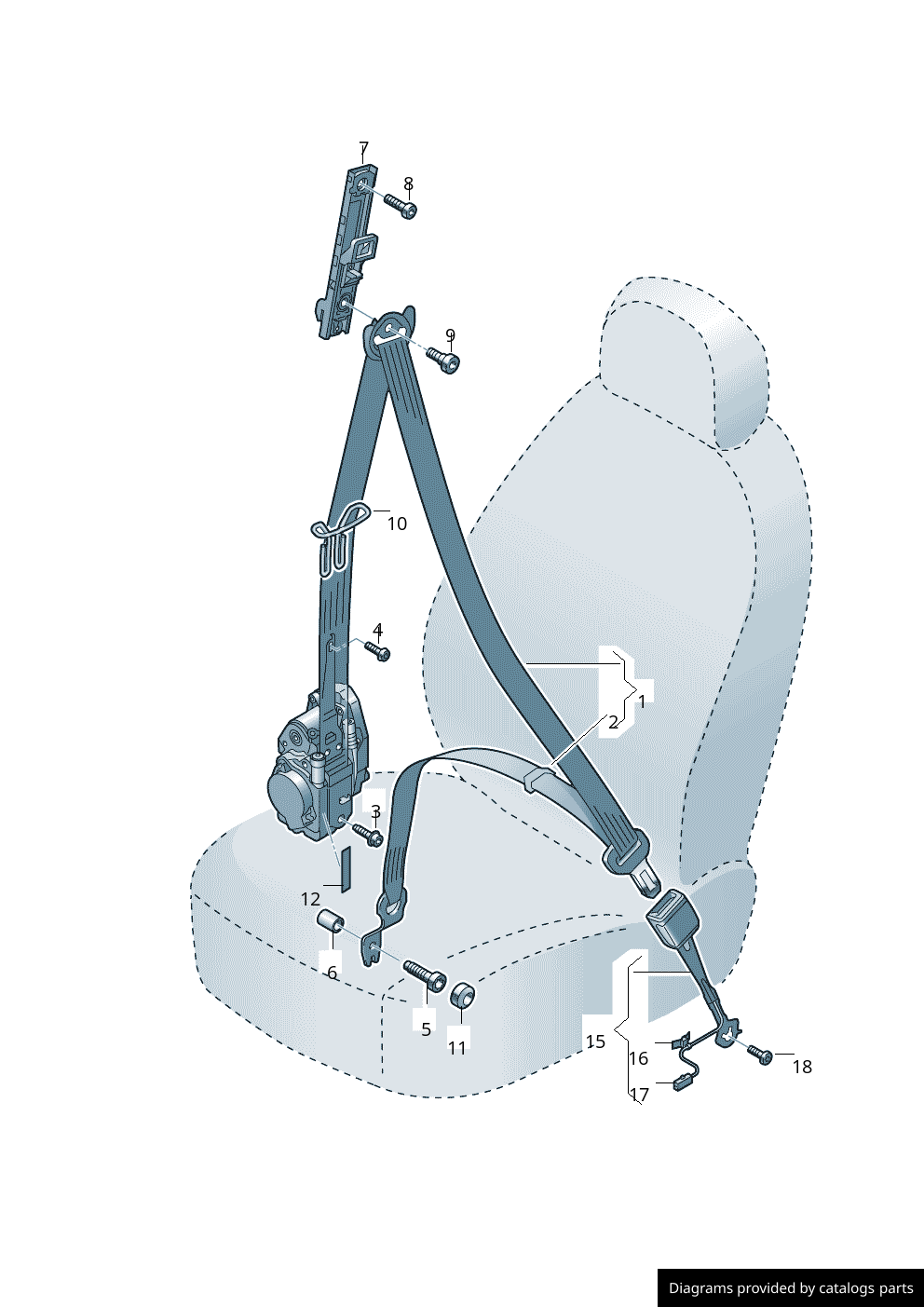 Car part diagram