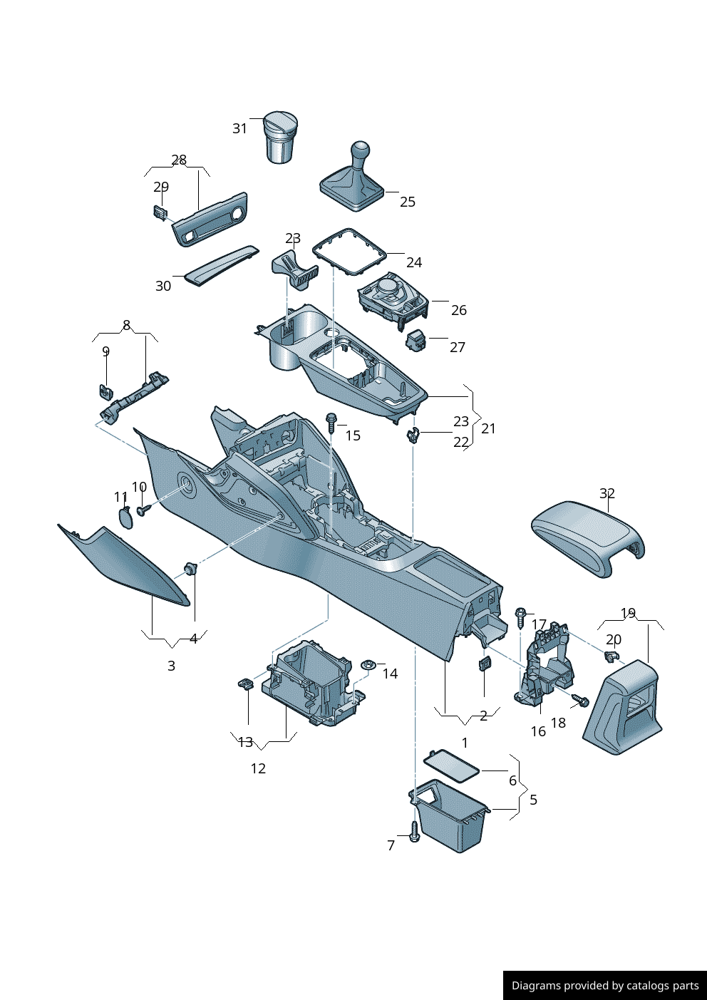 Car part diagram