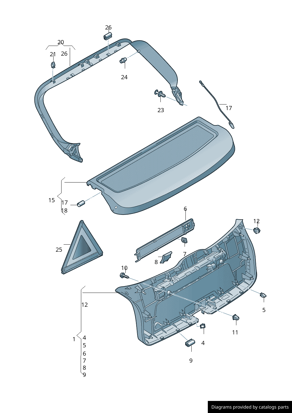 Car part diagram