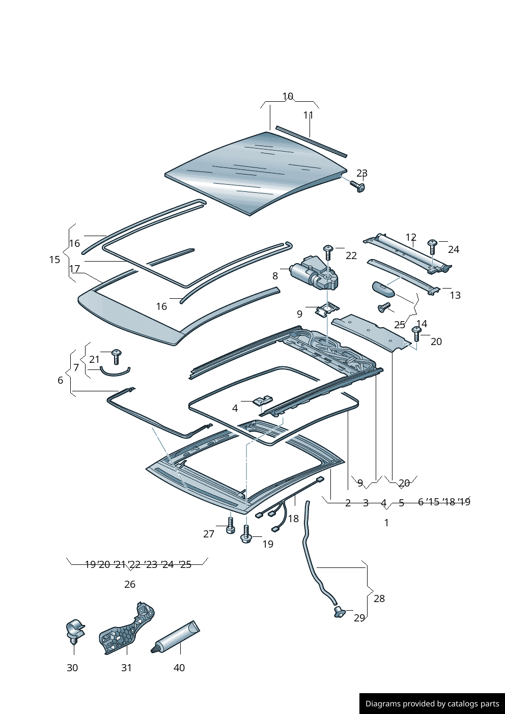 Car part diagram