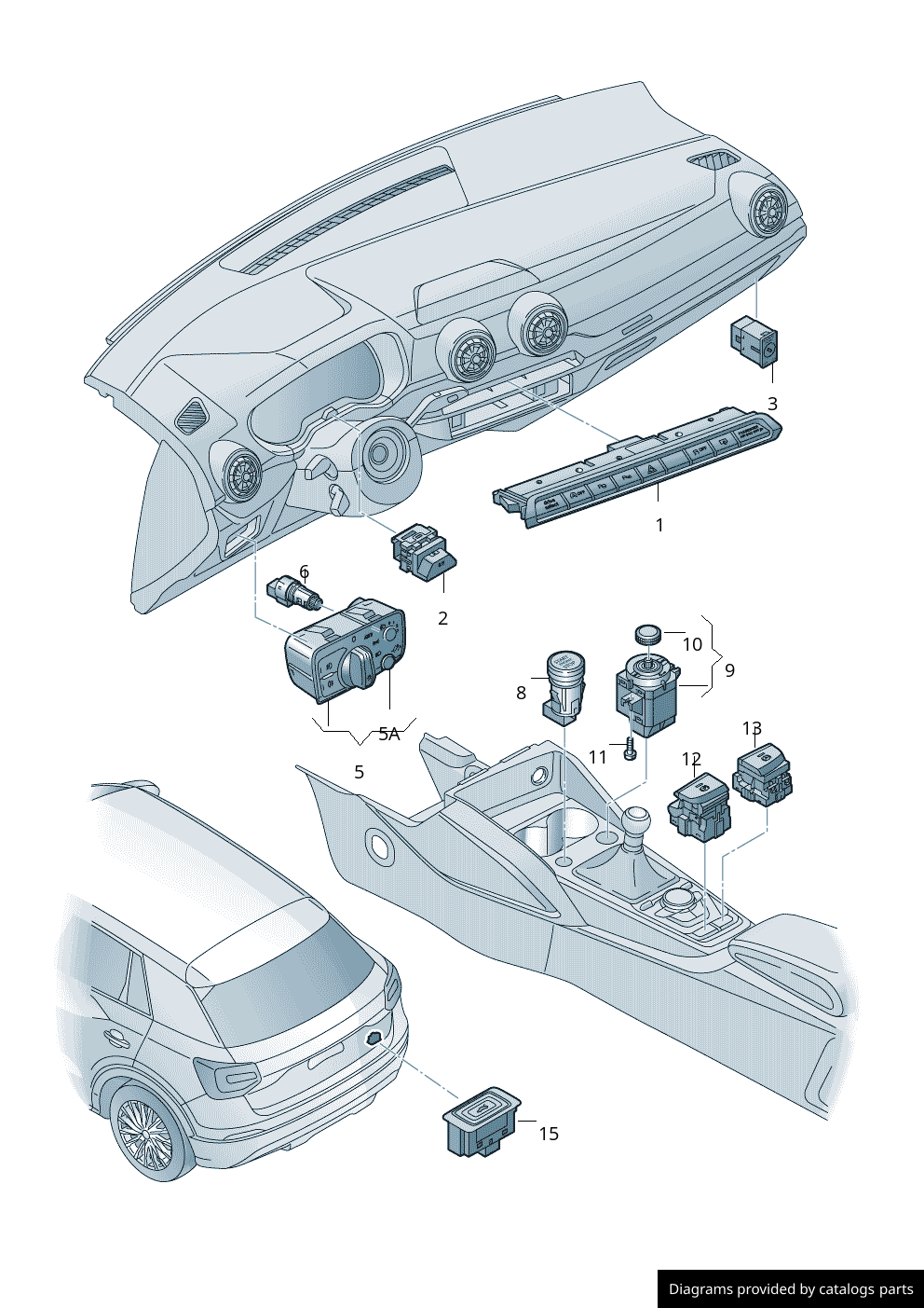 Car part diagram