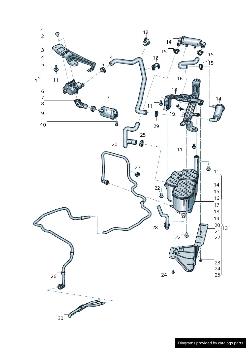 Car part diagram