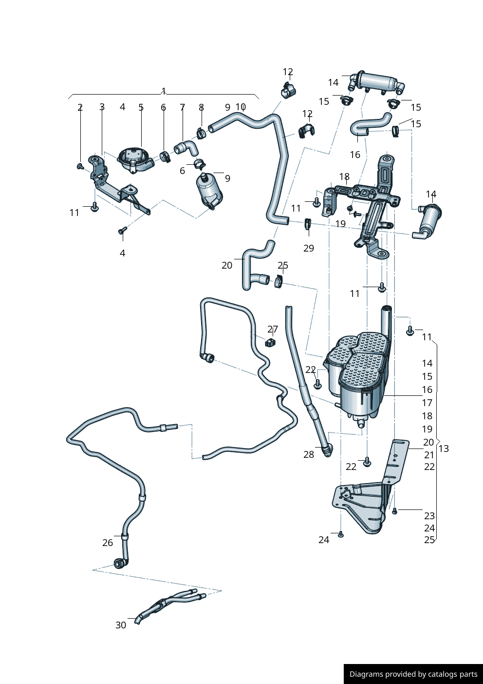Car part diagram