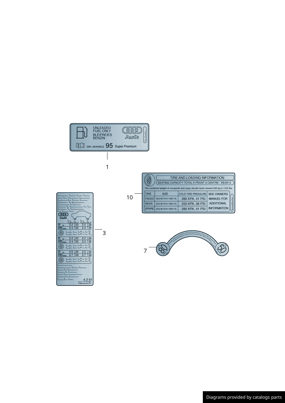 Car part diagram