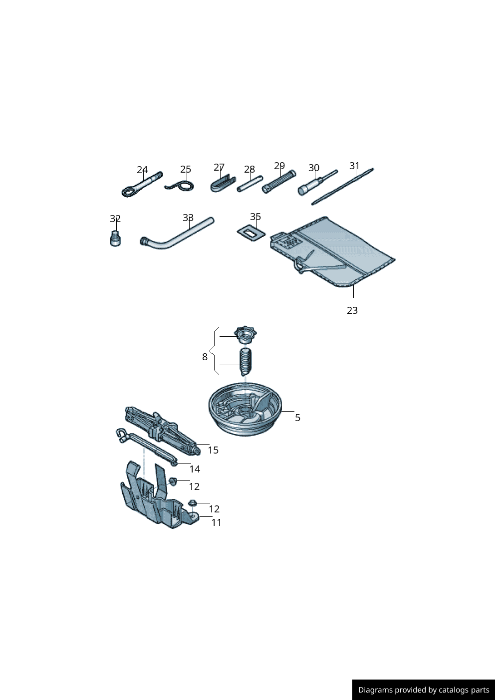 Car part diagram