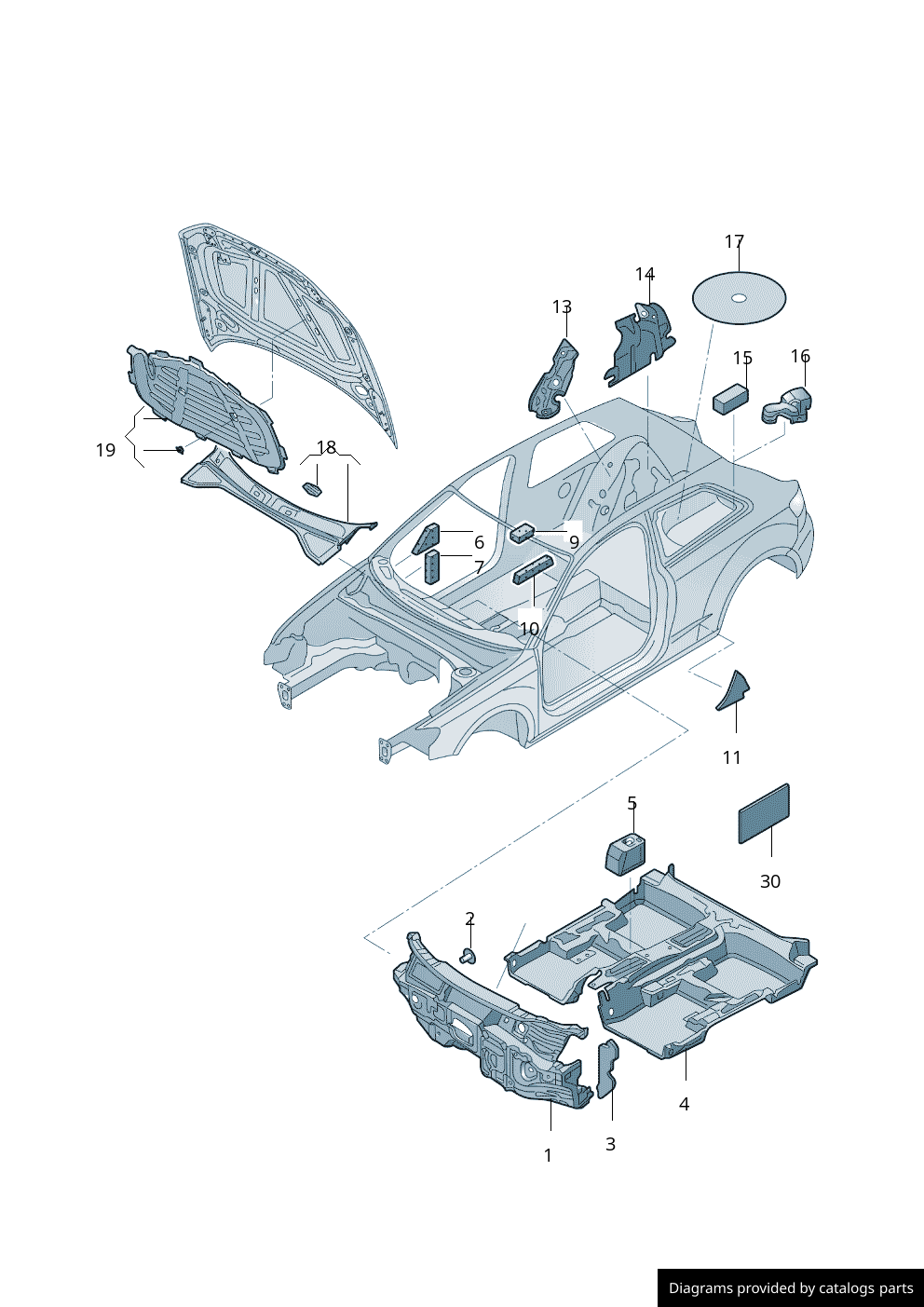 Car part diagram
