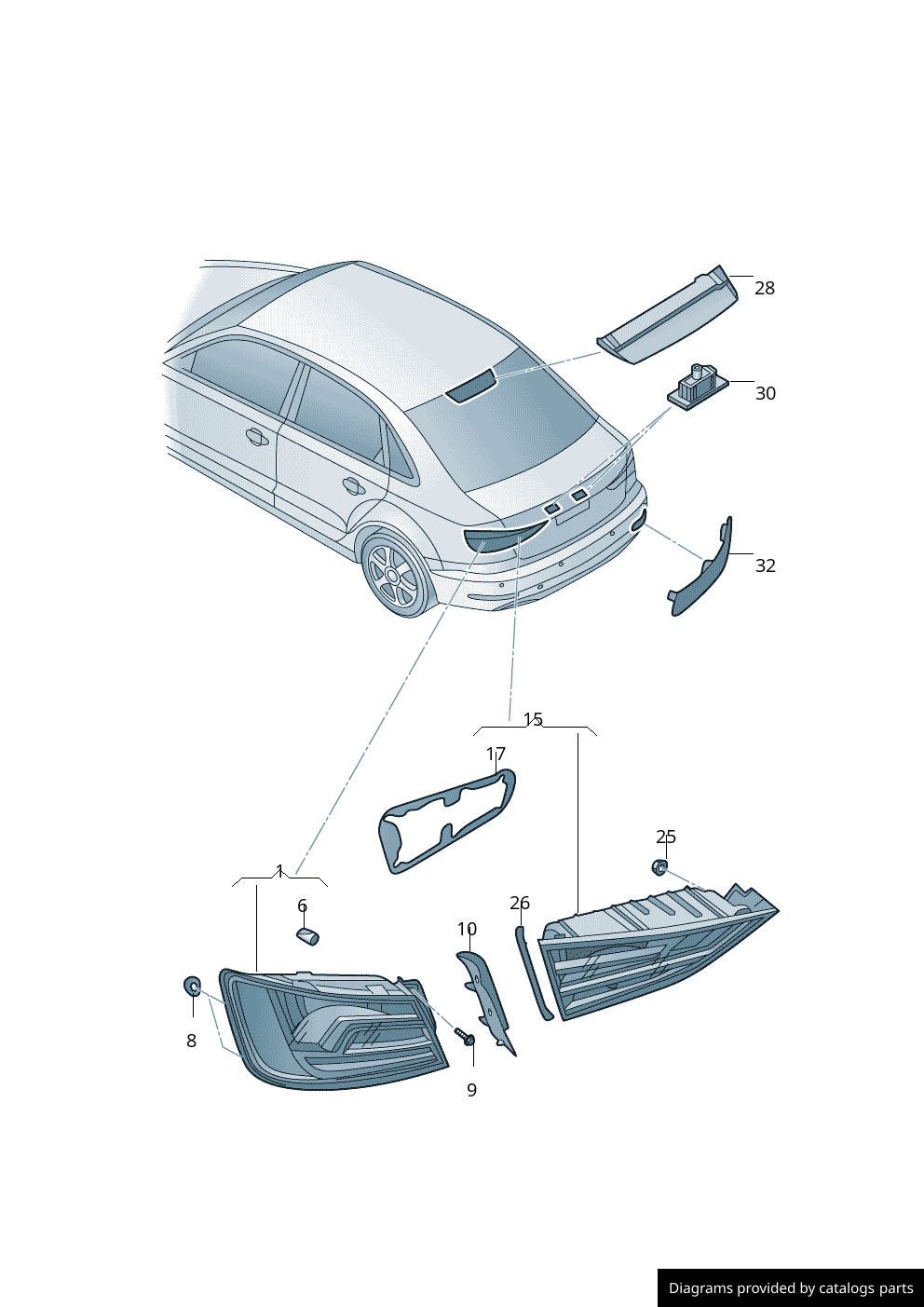 Car part diagram