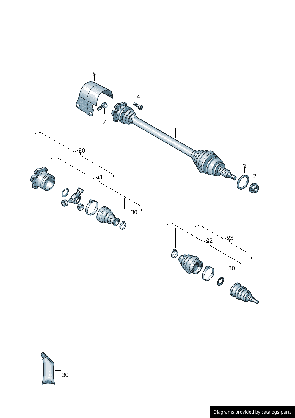Car part diagram