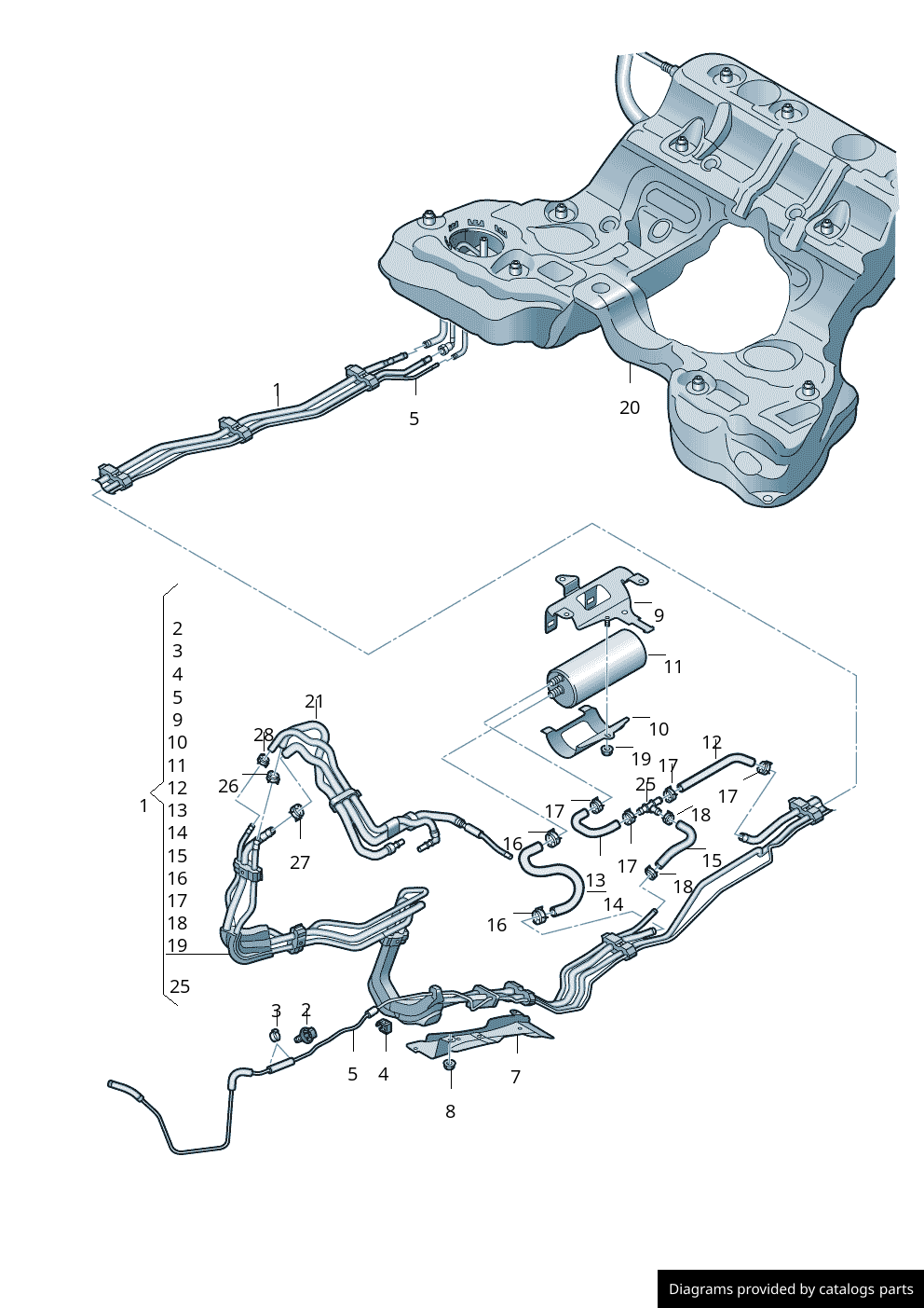 Car part diagram