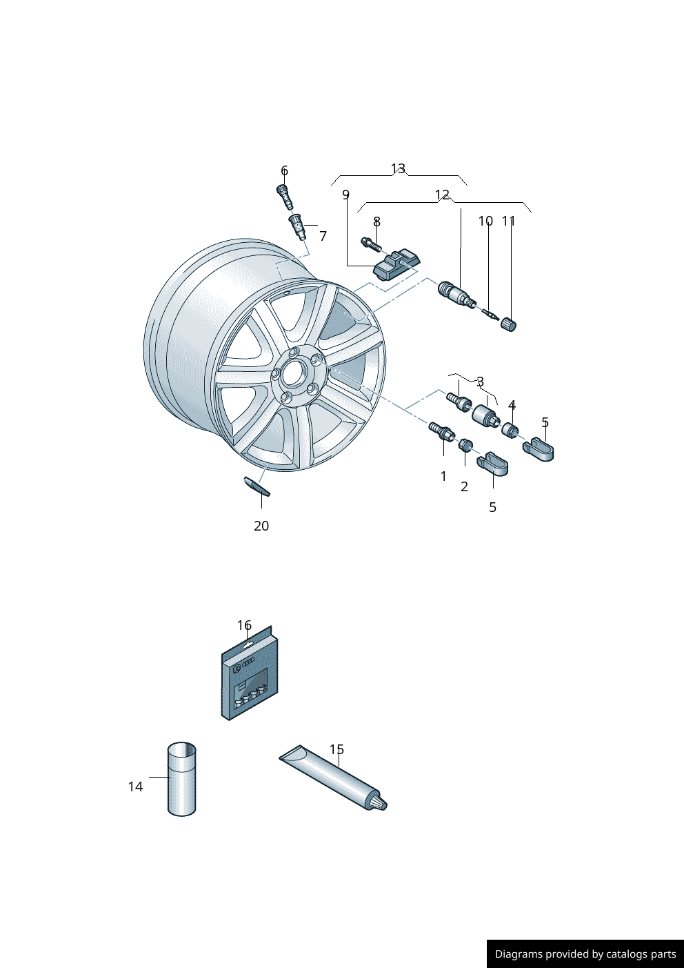 Car part diagram