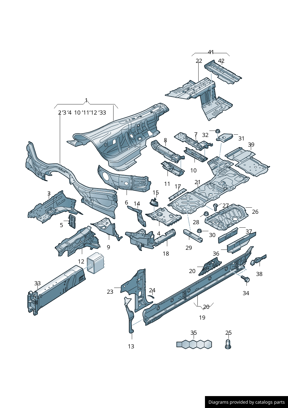 Car part diagram