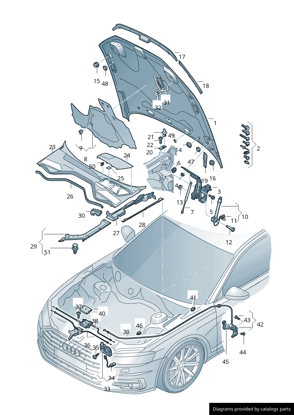 Car part diagram