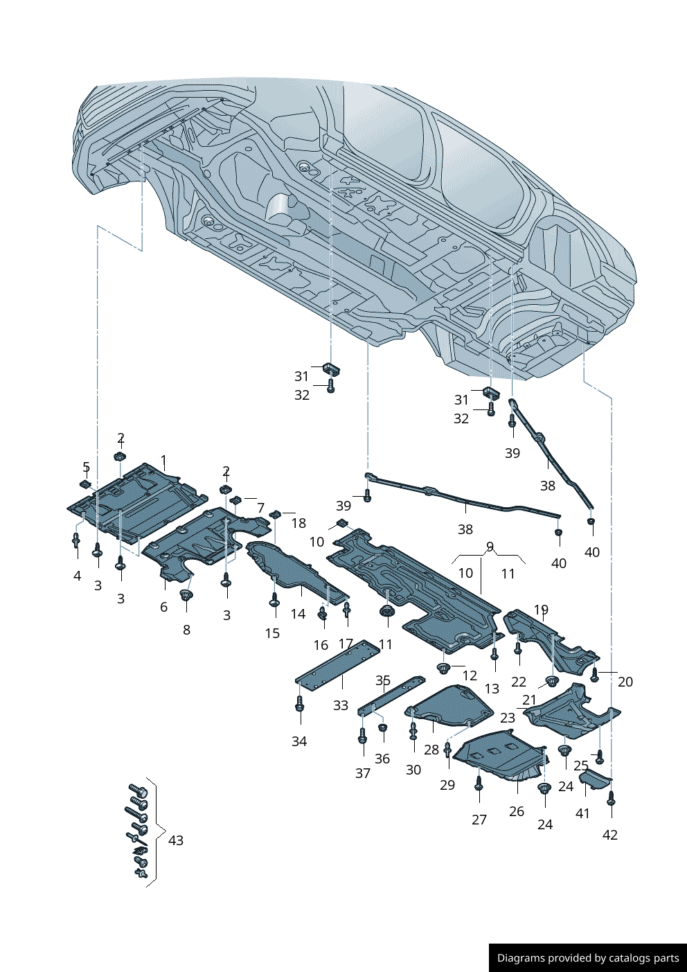 Car part diagram