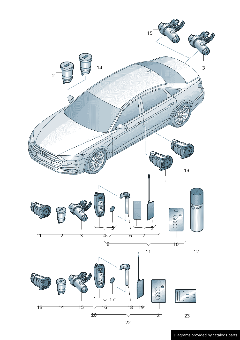 Car part diagram