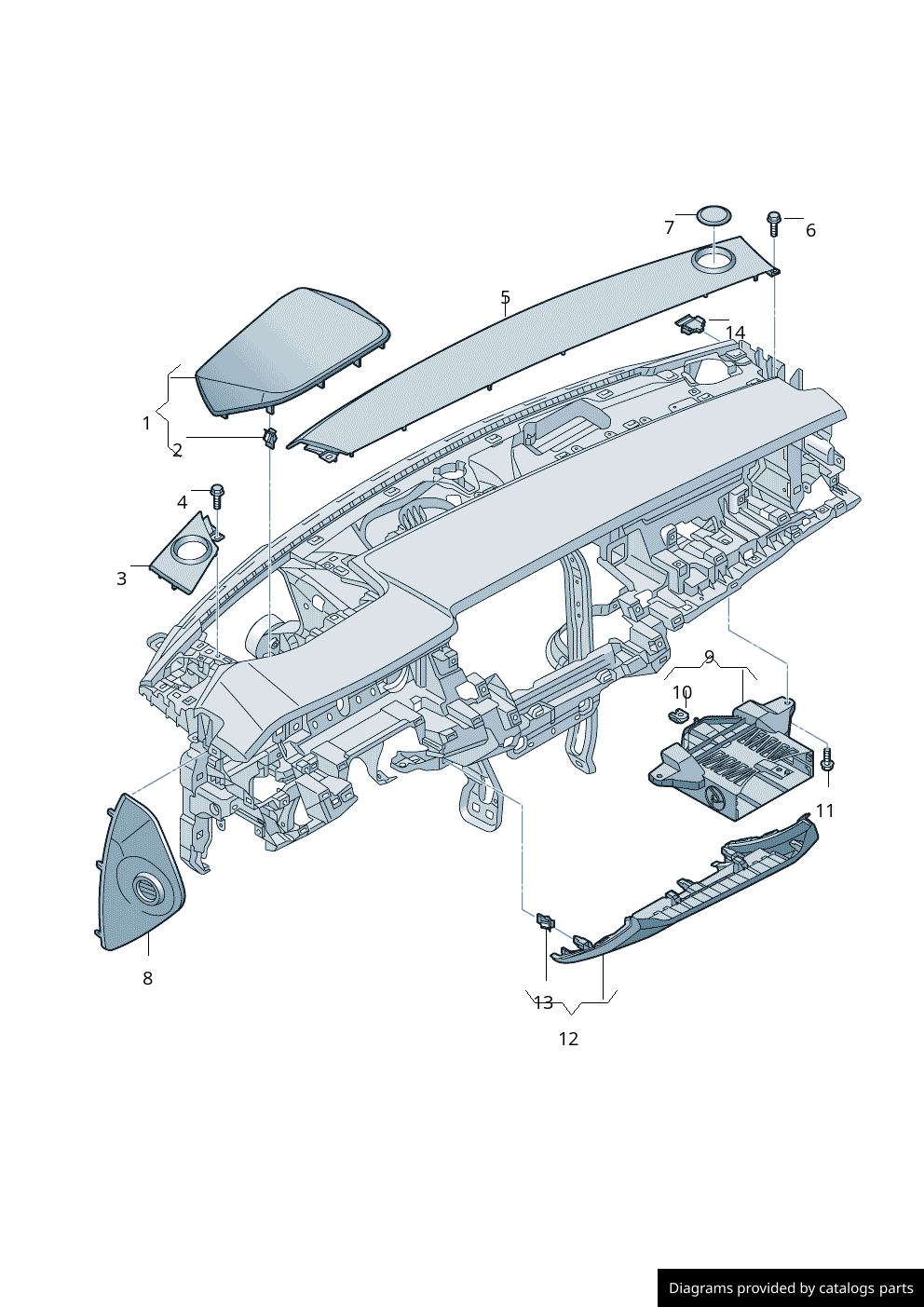 Car part diagram