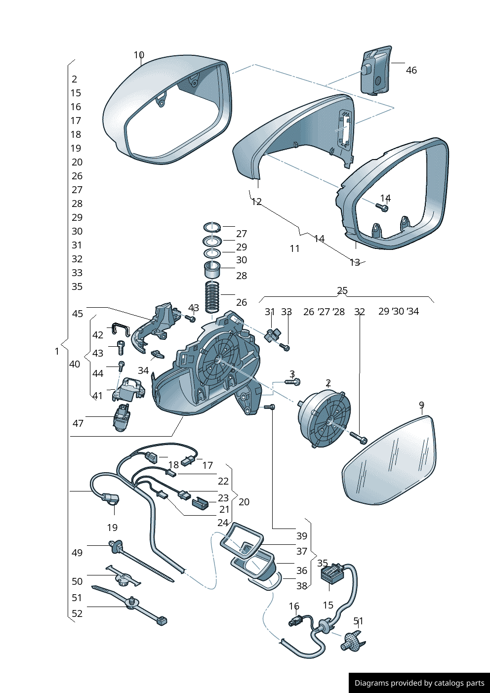 Car part diagram