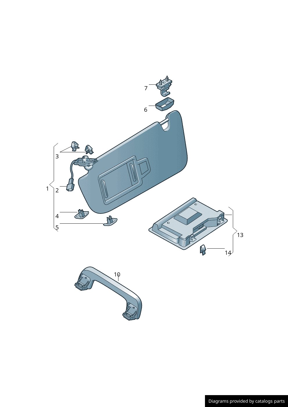 Car part diagram