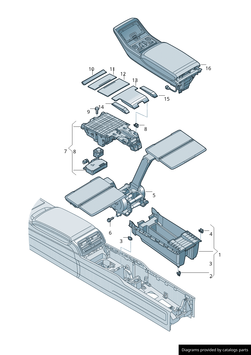 Car part diagram