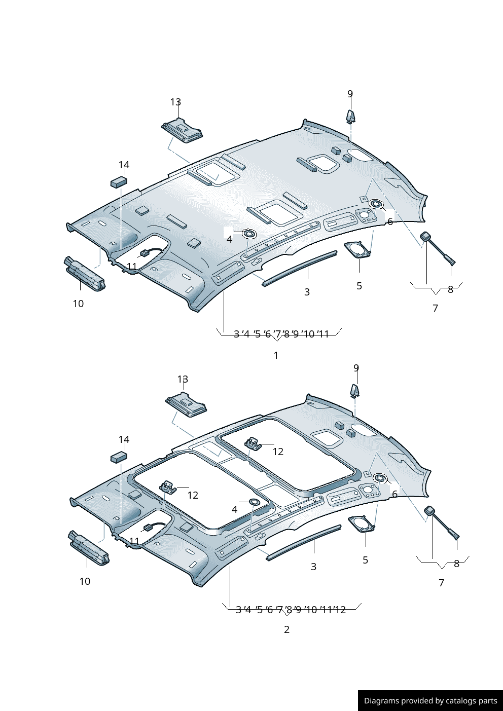 Car part diagram