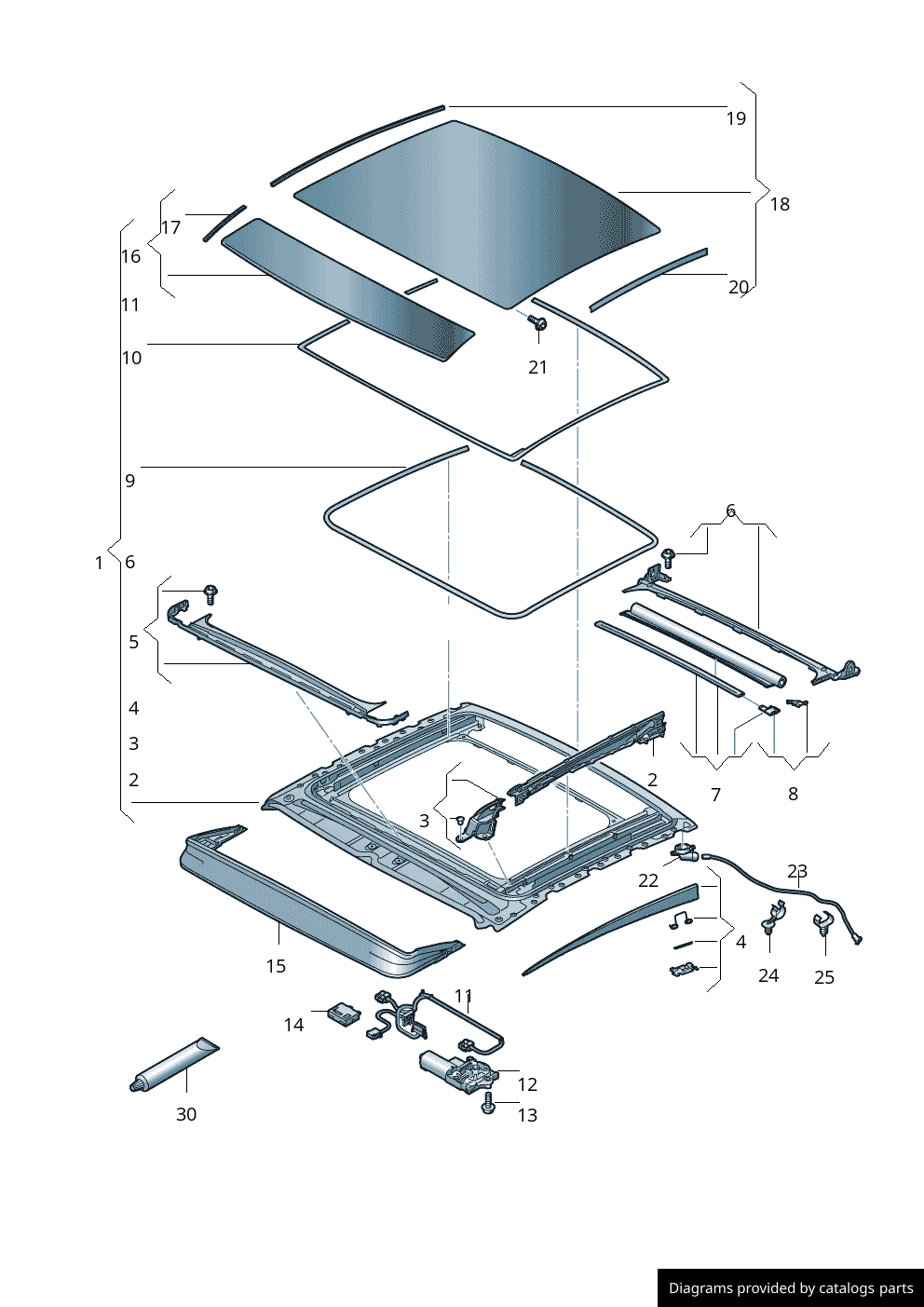 Car part diagram