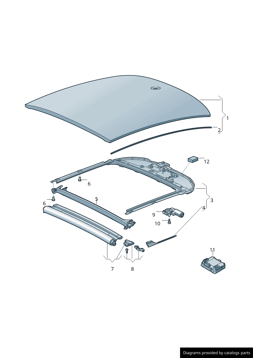 Car part diagram