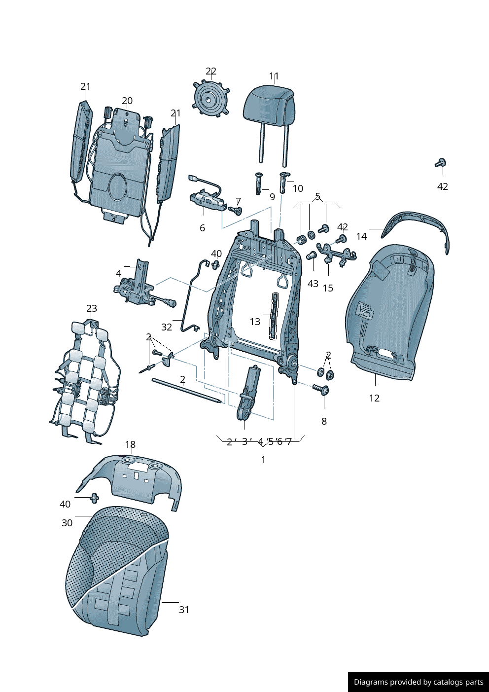 Car part diagram