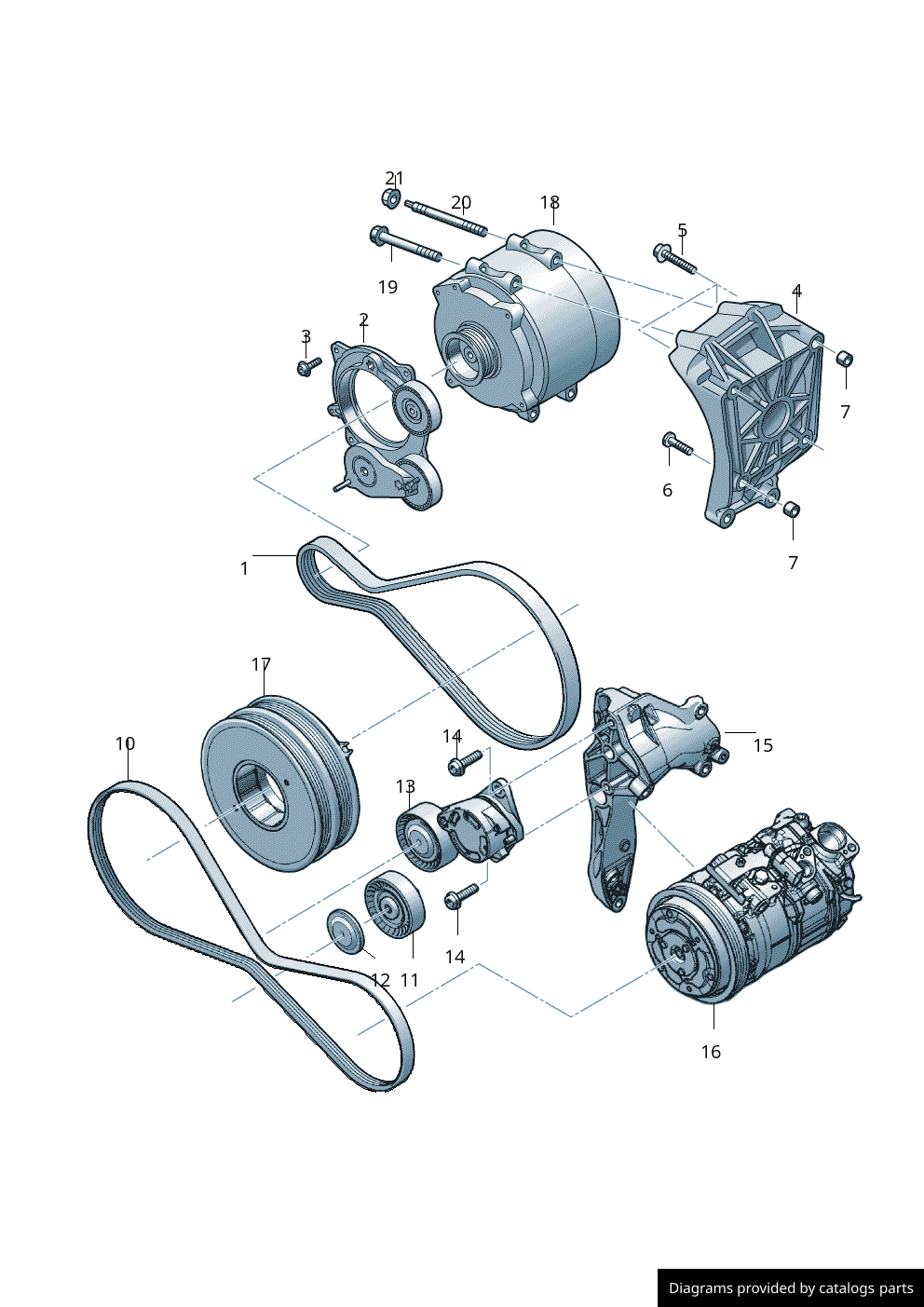 Car part diagram
