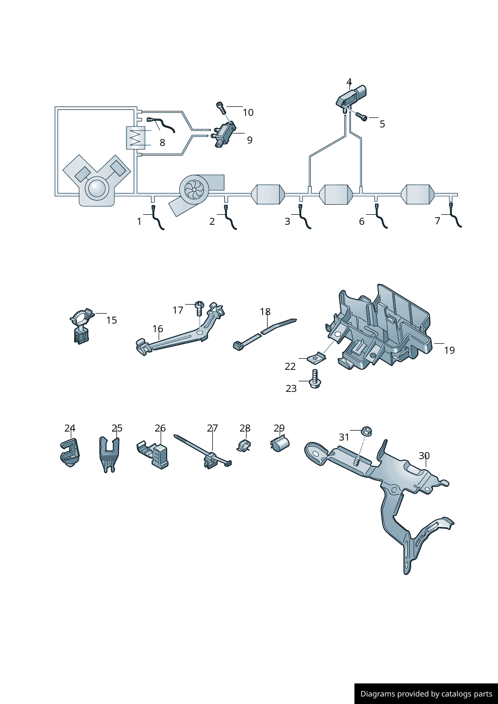 Car part diagram