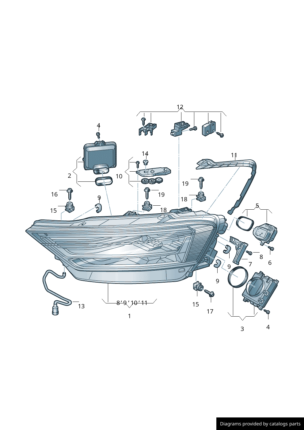 Car part diagram