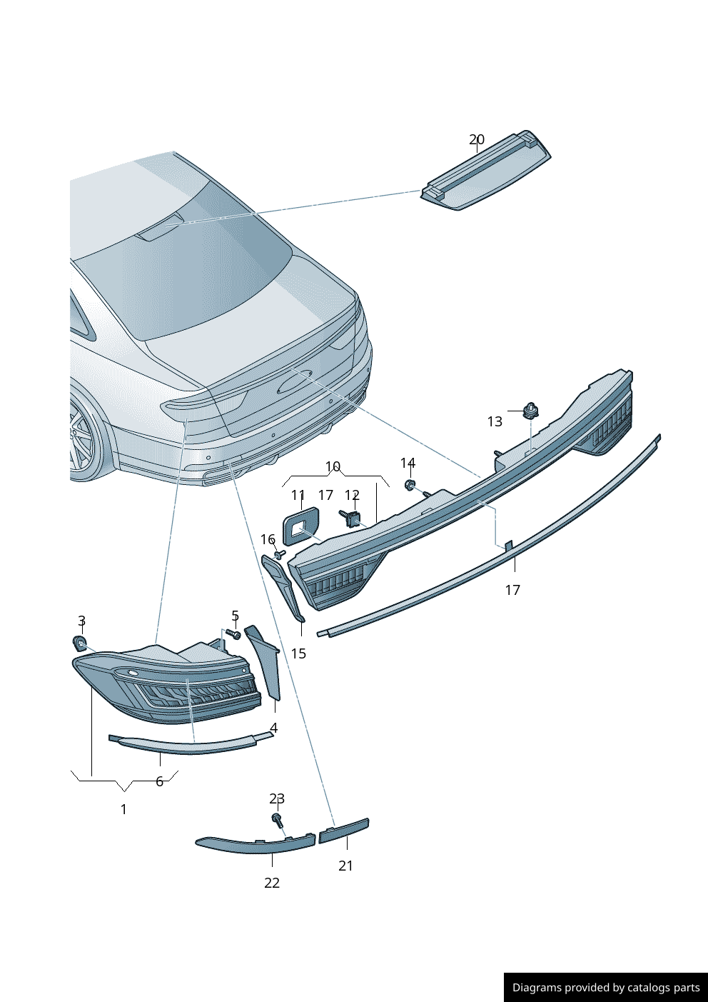 Car part diagram
