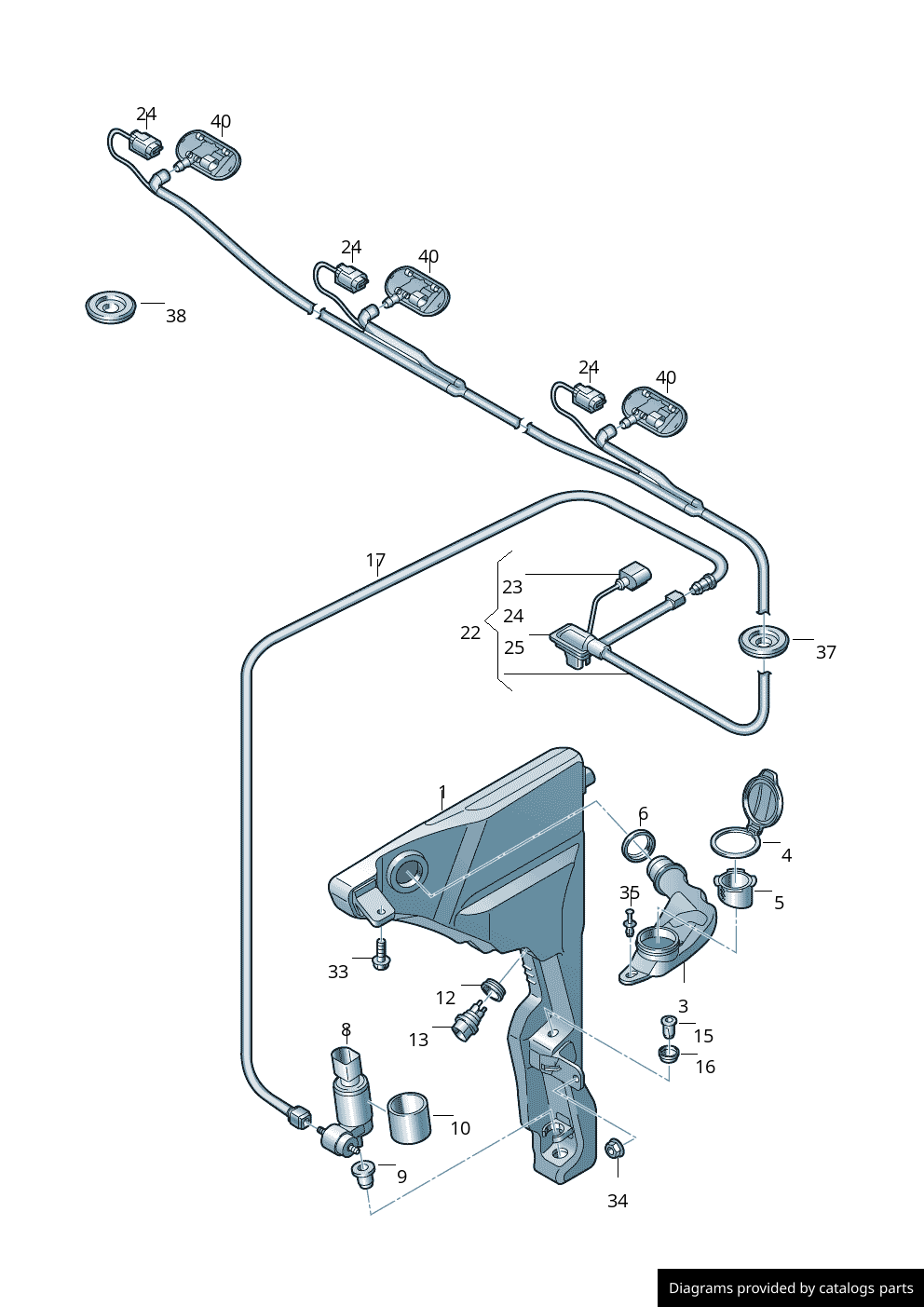 Car part diagram