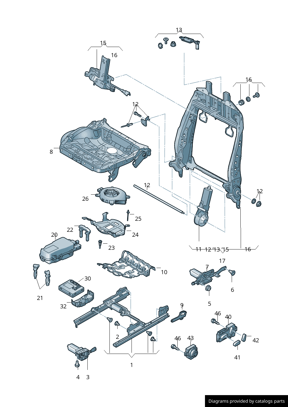 Car part diagram