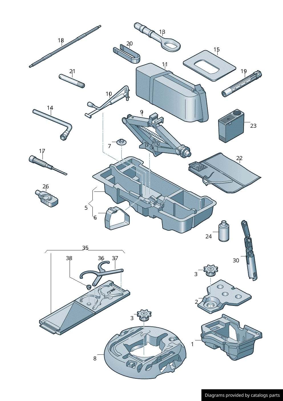 Car part diagram