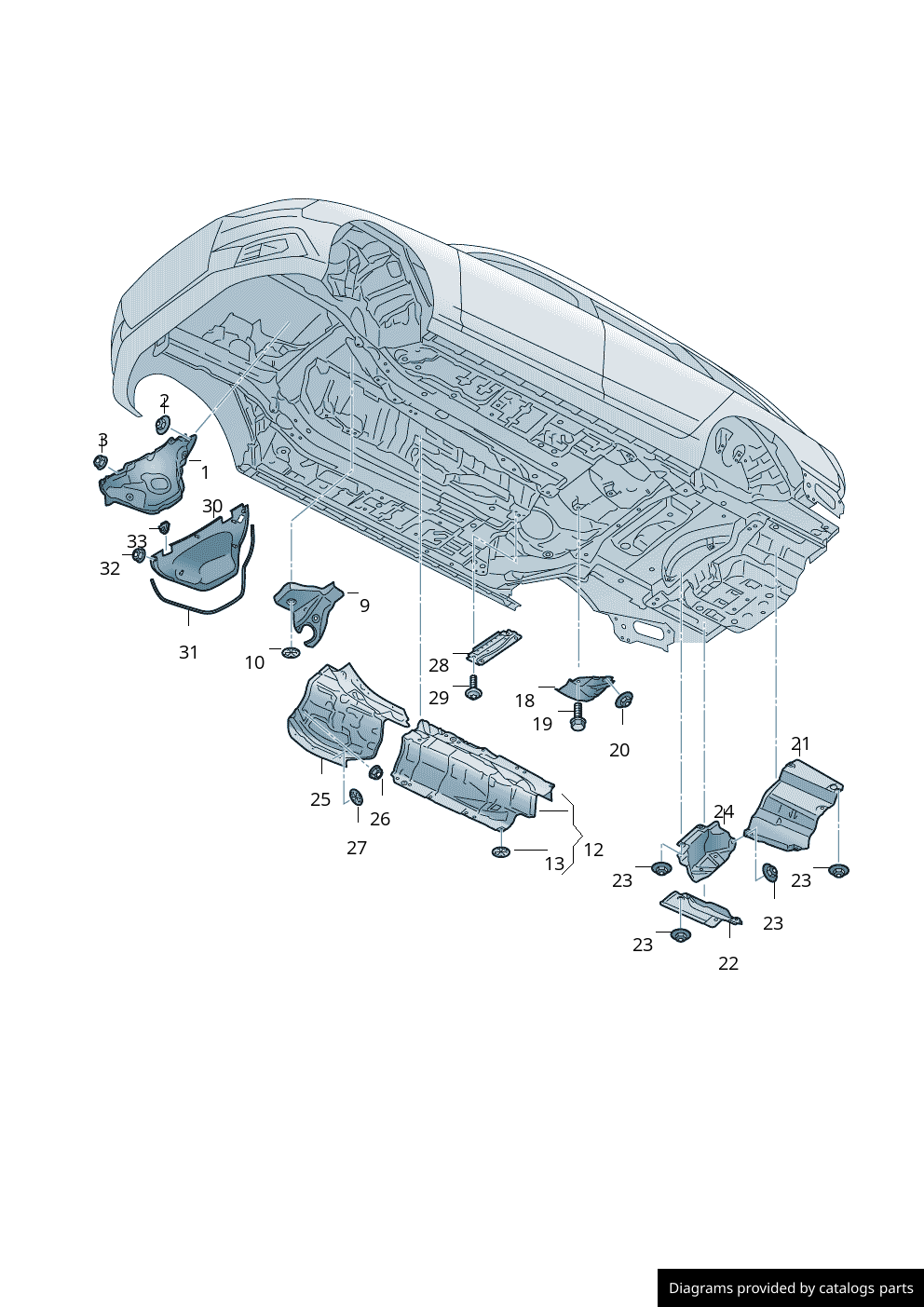 Car part diagram
