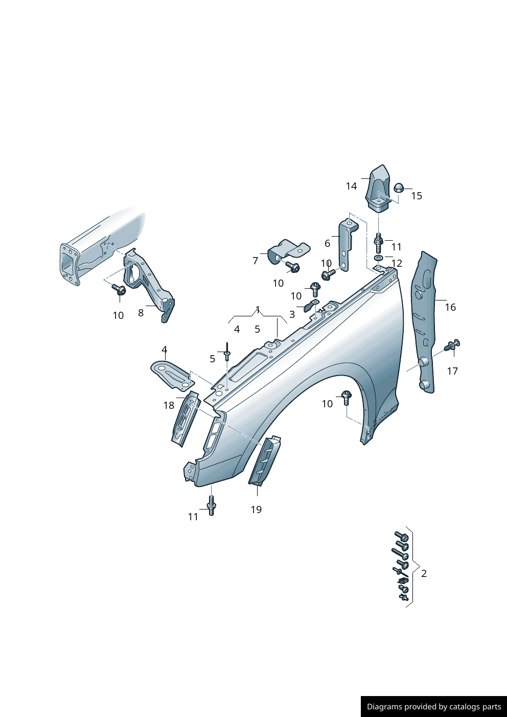 Car part diagram