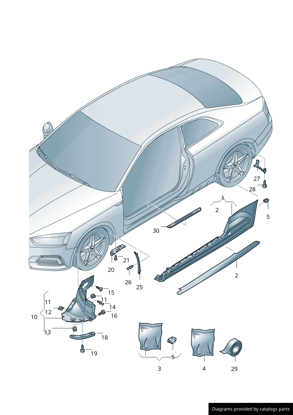Car part diagram