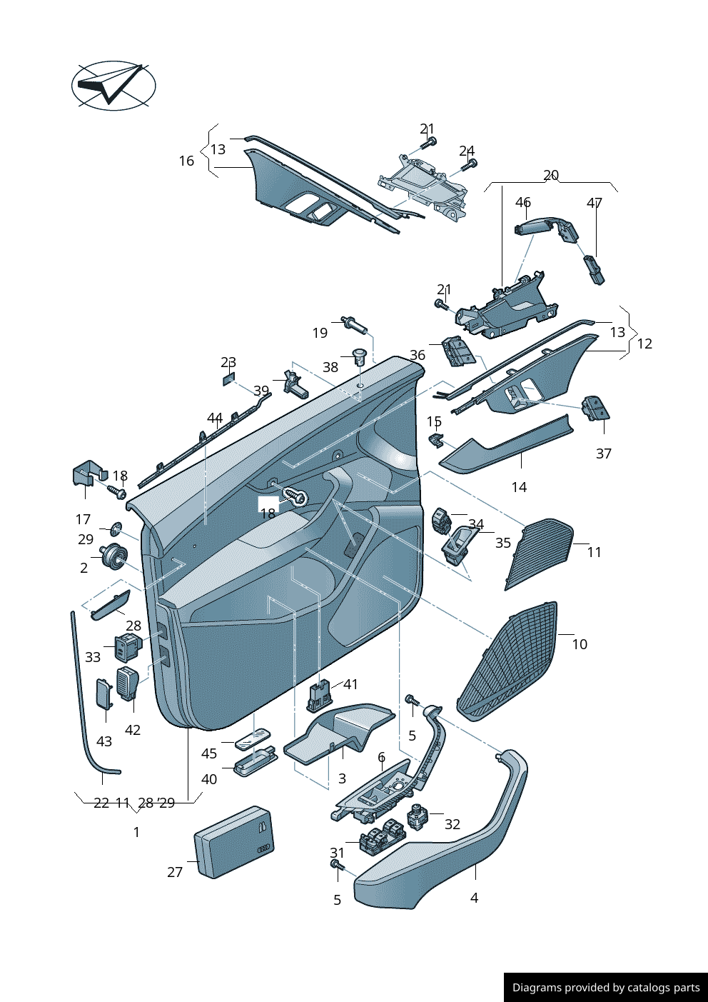 Car part diagram