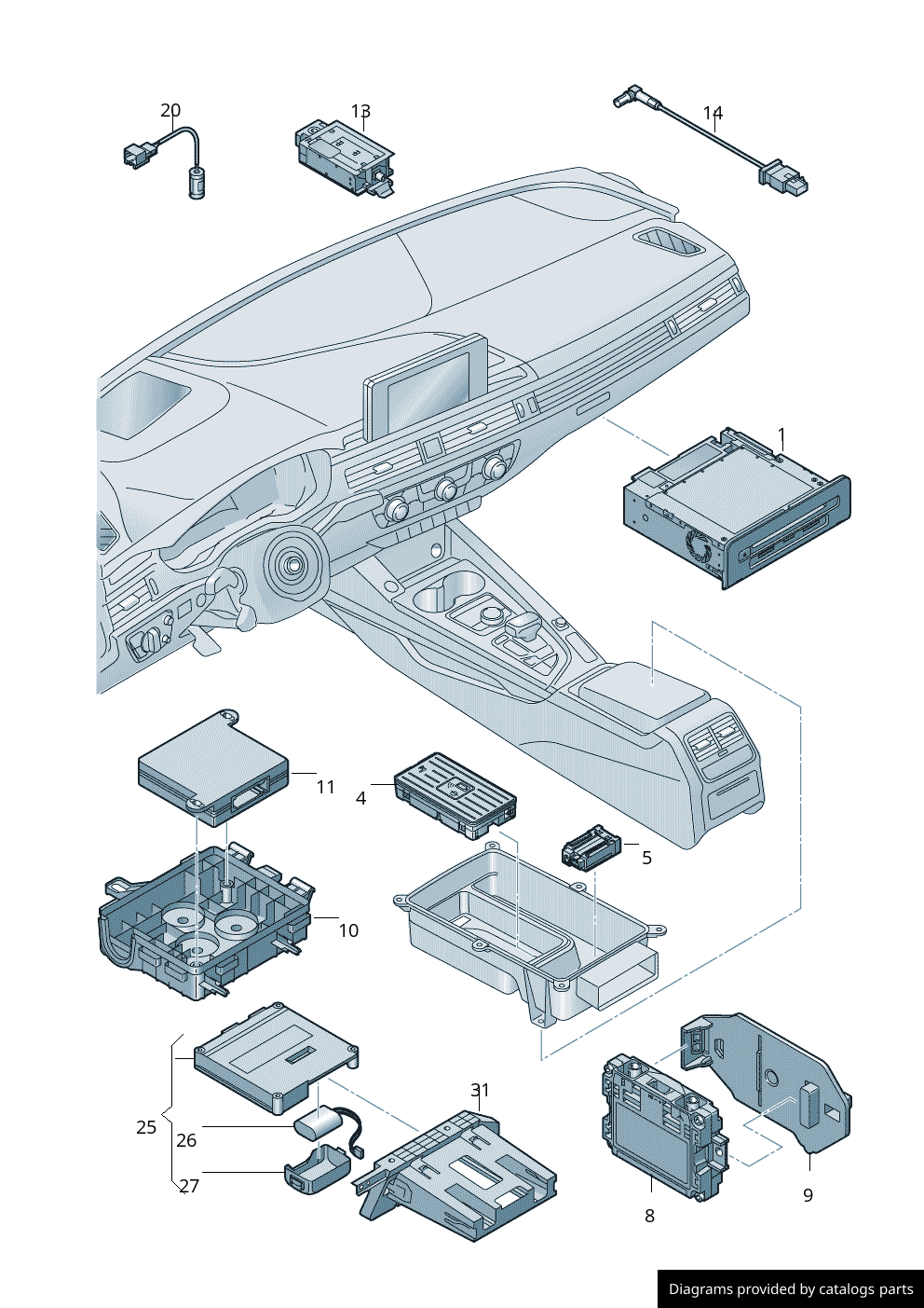Car part diagram