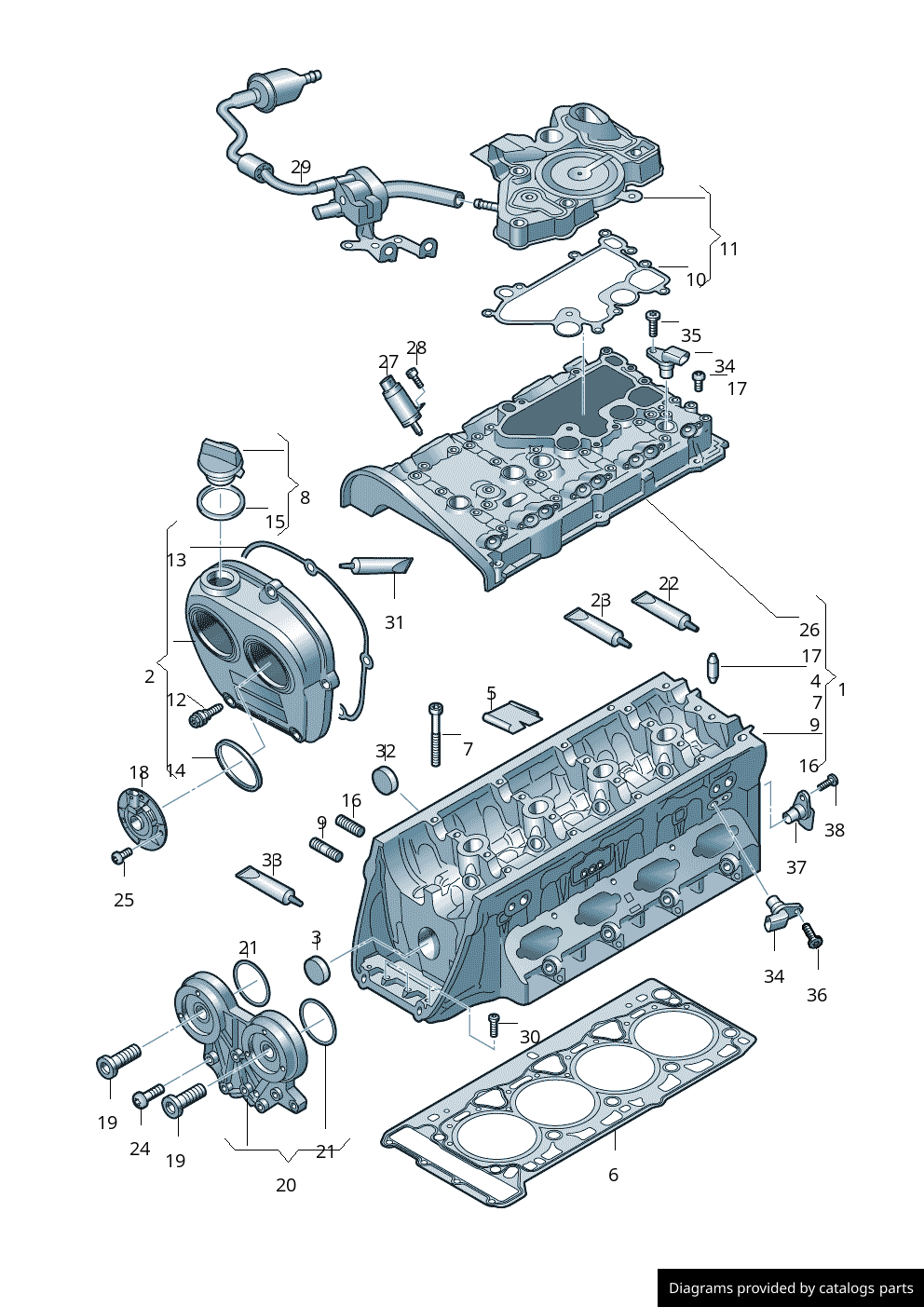 Car part diagram