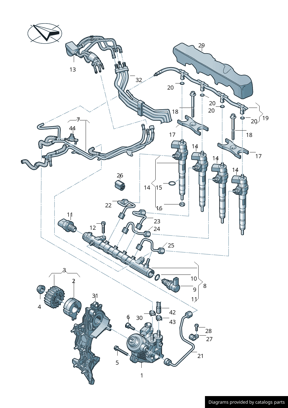 Car part diagram